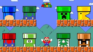 Mario had More Custom Pipe all Character in Super Mario Bros. ? by Pink Mario 2,167 views 1 month ago 4 minutes, 57 seconds