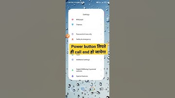 🔥🥶⚡press power button END call in Redmi note 10s mobile #shorts #power