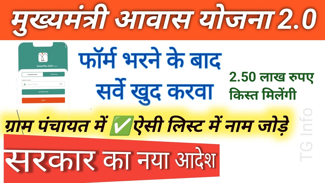 मुख्यमंत्री आवास योजना 2025: फ्री में मकान! ऐसे करें आवेदन और पाएं 2.5 ...