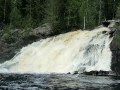 Карелия.Водопад, развалины финской ГЭС.