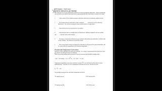 NOTES: Pressure and Temperature Conversions