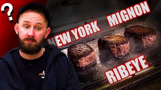 New York vs. Filet Mignon vs. Ribeye! | Which Expensive Steak Is The Best?!