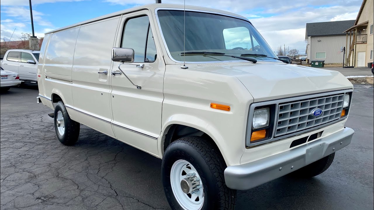 88k Mile Time Capsule 1991 Ford Econoline E350 460 V8 Van Walk-Around/Drive  for Bring a Trailer - YouTube