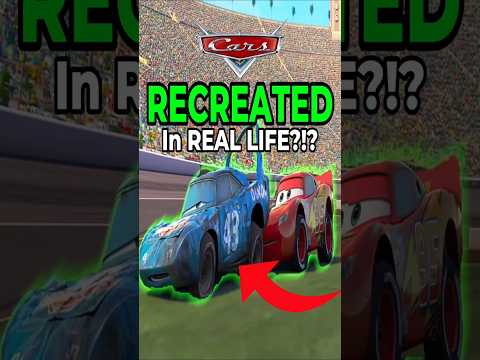 How An ICONIC Disney Cars Scene Was RECREATED In Real Life! 🤯 #shorts