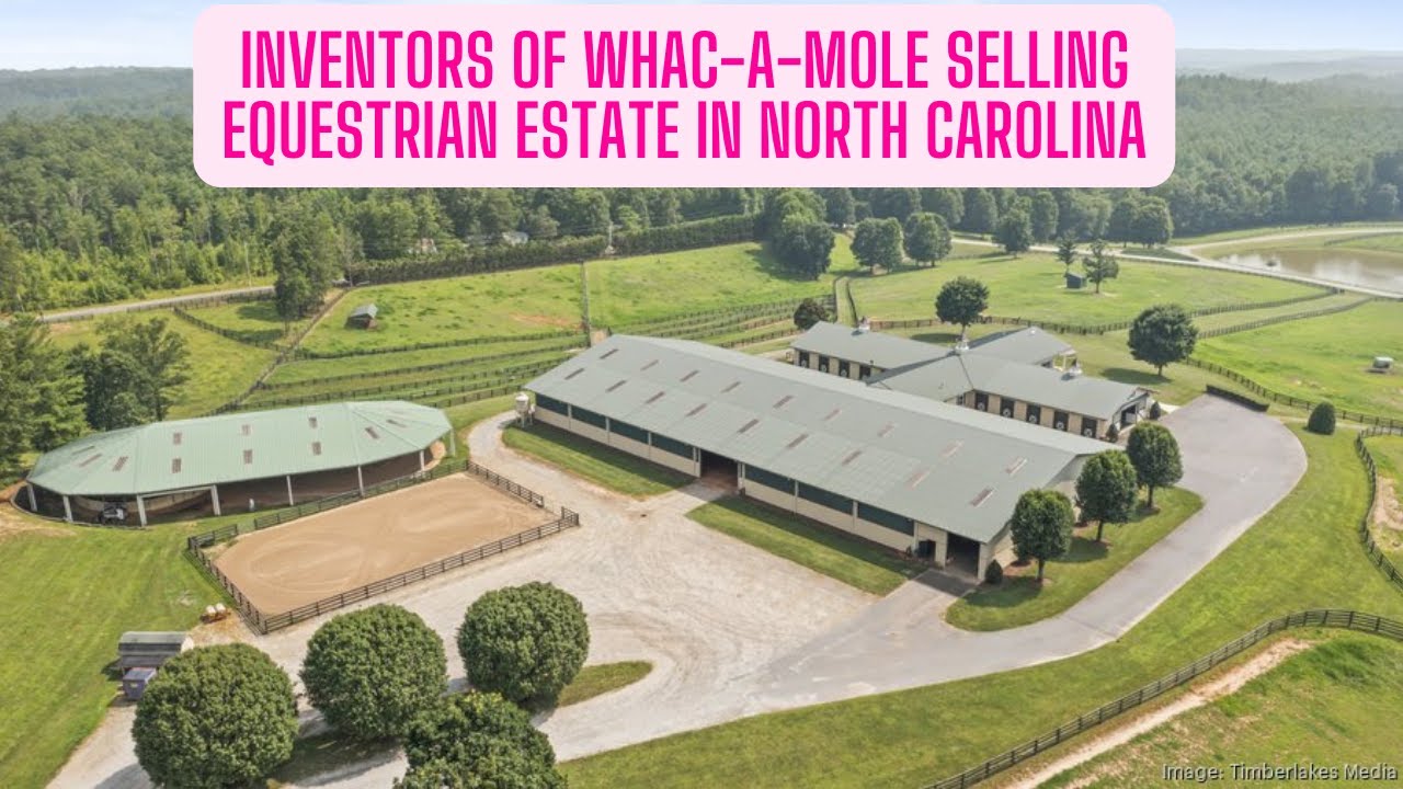 Inventors of Whac-A-Mole selling equestrian estate in North Carolina