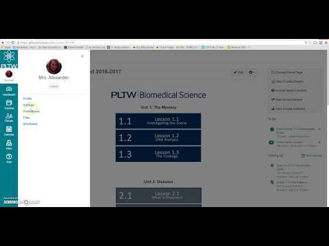 How to Change Password & Settings in PLTW Canvas