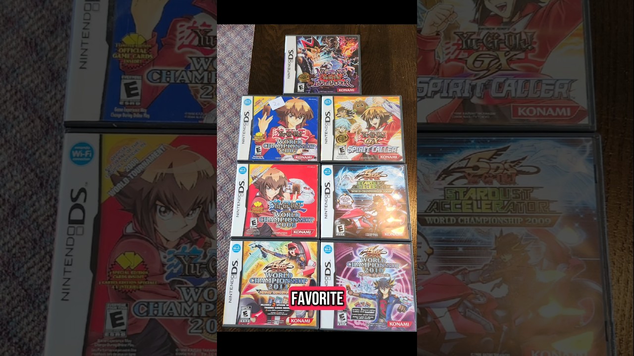All Yu-Gi-Oh Nintendo DS games! 