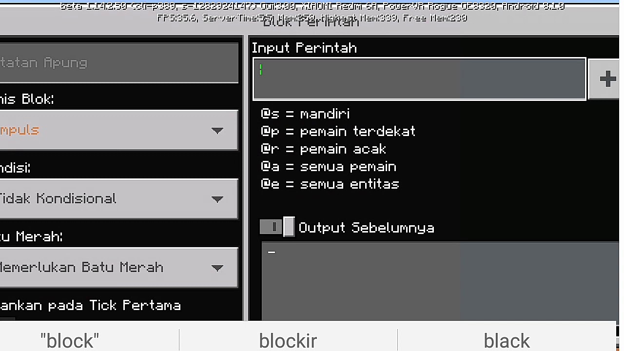 Panah petir dan api pakai command bolck - YouTube