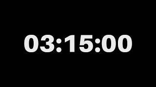 3 Hour 15 Minute Timer [03:15:00] | Deep Focus Session