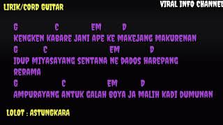 Lolot Band - Astungkara Lirik \u0026 Kunci Gitar