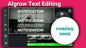 how to make @Algrow text in kinemaster || @Algow like text editing || Tech 10
