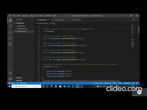 Stopwatch build using HTML || CSS || JavaScript