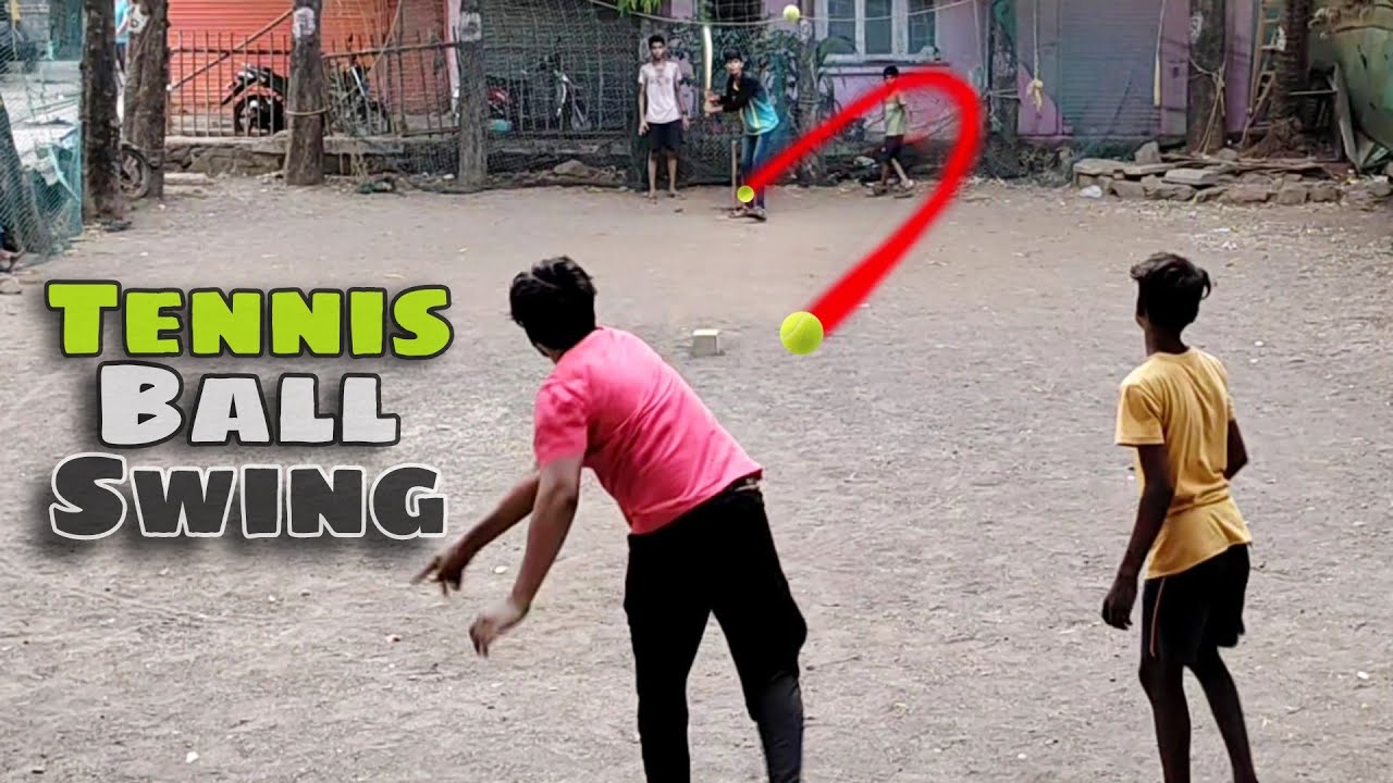 Swing with Tennis Ball in Cricket YouTube