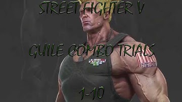 STREET FIGHTER 5 GUILE COMBO TRIALS 1-10 MADCATZ T.E 2