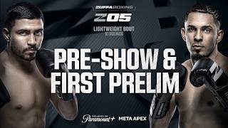 Pre-Show and first preliminary match: Zuffa Boxing 05