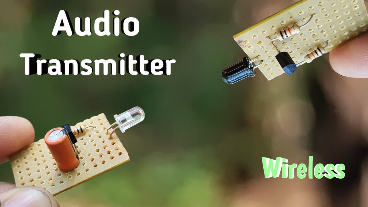 Wireless Audio Transmitter | | Transistor BC547 | | IR LED | | Photo ...