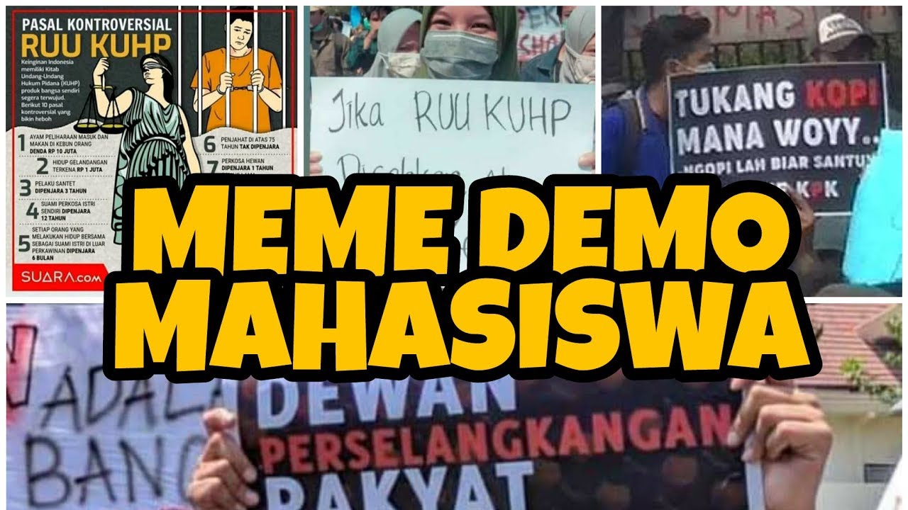 Ngakak Kocak Kumpulan Poster Demo Mahasiswa Kompilasi