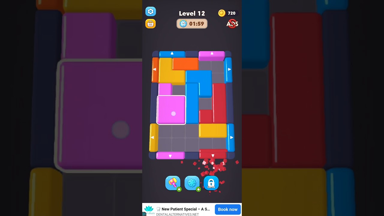 Slide Jam Block Puzzle levels 8 - 18       Please          Subscribe                Thank-you