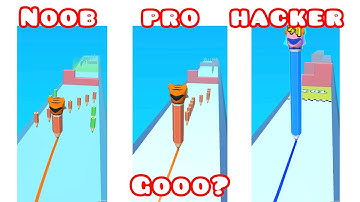 color pencil run game noob vs pro vs hacker