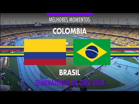 Melhores Momentos - Colômbia 1 x 1 Brasil - Eliminatórias da Copa - 05/09/2017