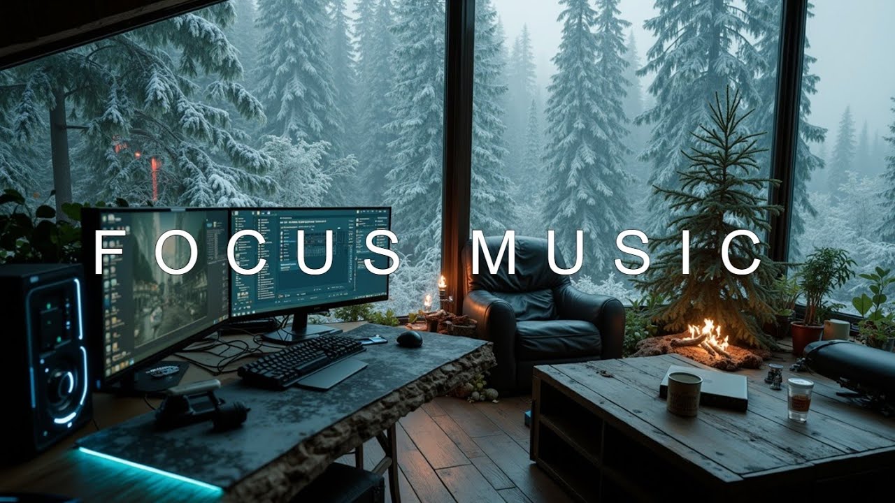 Зимняя музыка для глубокой работы | Январская концентрация и уютная учебная атмосфера 🎧🌨️