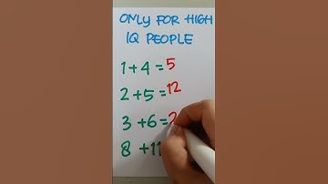 Only for High IQ People 🧠 | 1% Can Solve This Puzzle!