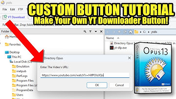 Directory Opus: Make Your Own YT Downloader Button Tutorial