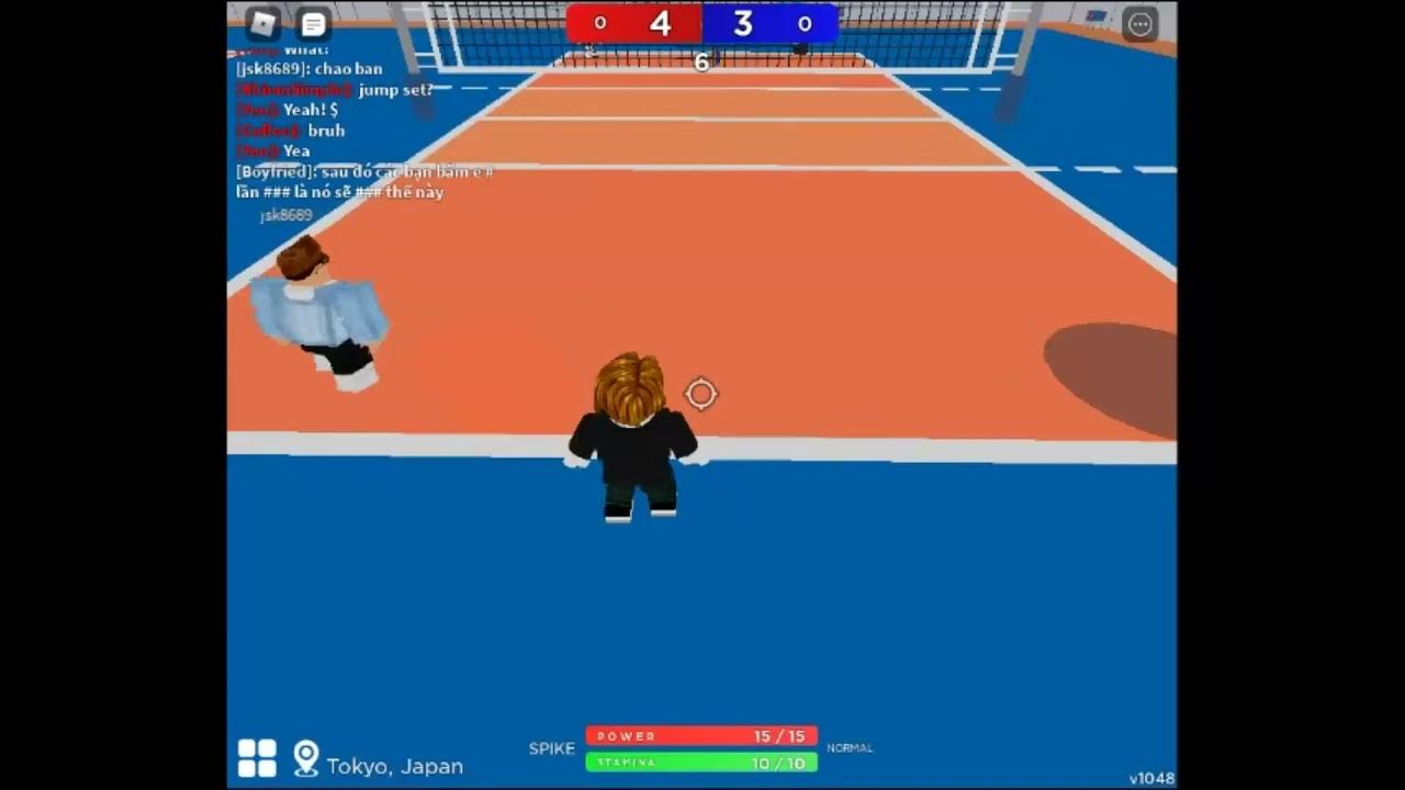 Roblox Cách Jump serve trong Volleyball 4.2 Huy Roblox YouTube