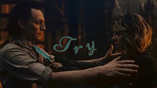 Loki and Sylvie +S2| Try (Edit)
