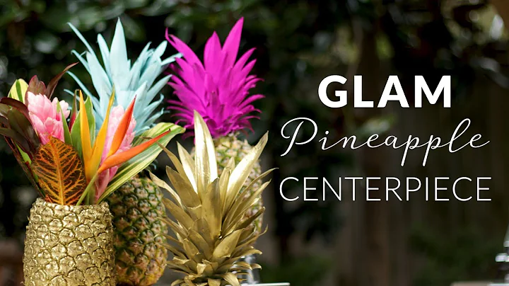 Best DIY Pineapple Centerpiece | Outdoor Decor | Inspiration