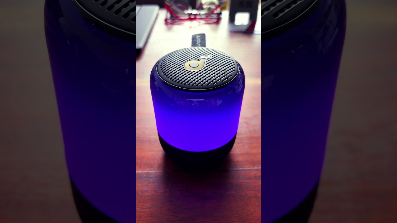 This is best small Bluetooth speaker  Soundcore glow mini    360 sound and light