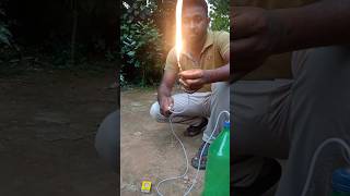 Calcium Carbide Gas Torch Power Experiment With Carbide