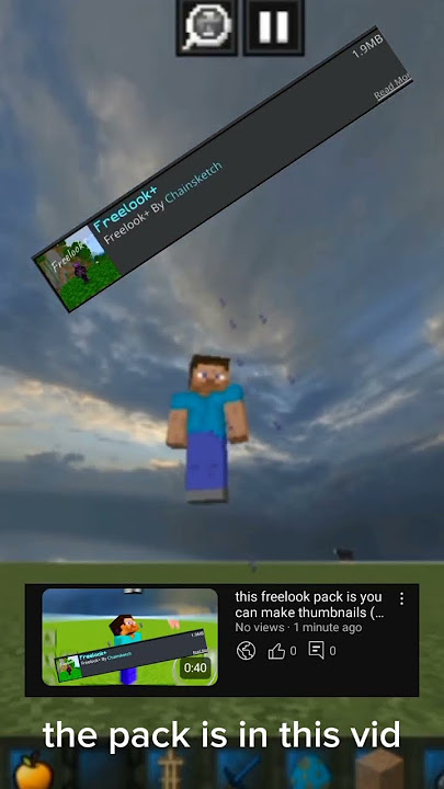 this overlay pack look so cool #minecraft #shorts