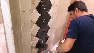 Quality work on our Tiling Courses at Able Skills