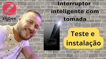 Interruptor inteligente touch com tomada Avatto