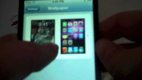 how to change your background on your IPad or IPod in 2 easy steps