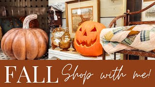 FALL DECOR Shop with me! Thrifted decor + antique store finds!