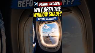 Why Do Flight Attendants Ask You to Open the Window Shade?✈️
