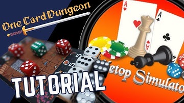 TUTORIAL on how to import decks of cards in Tabletop simulator | One Card Dungeon