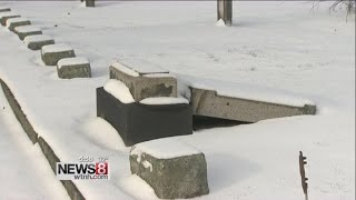 Hundreds of headstones vandalized in cemetery