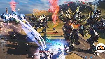 Skyros VS Titans & Robots - WR gameplay without weapons