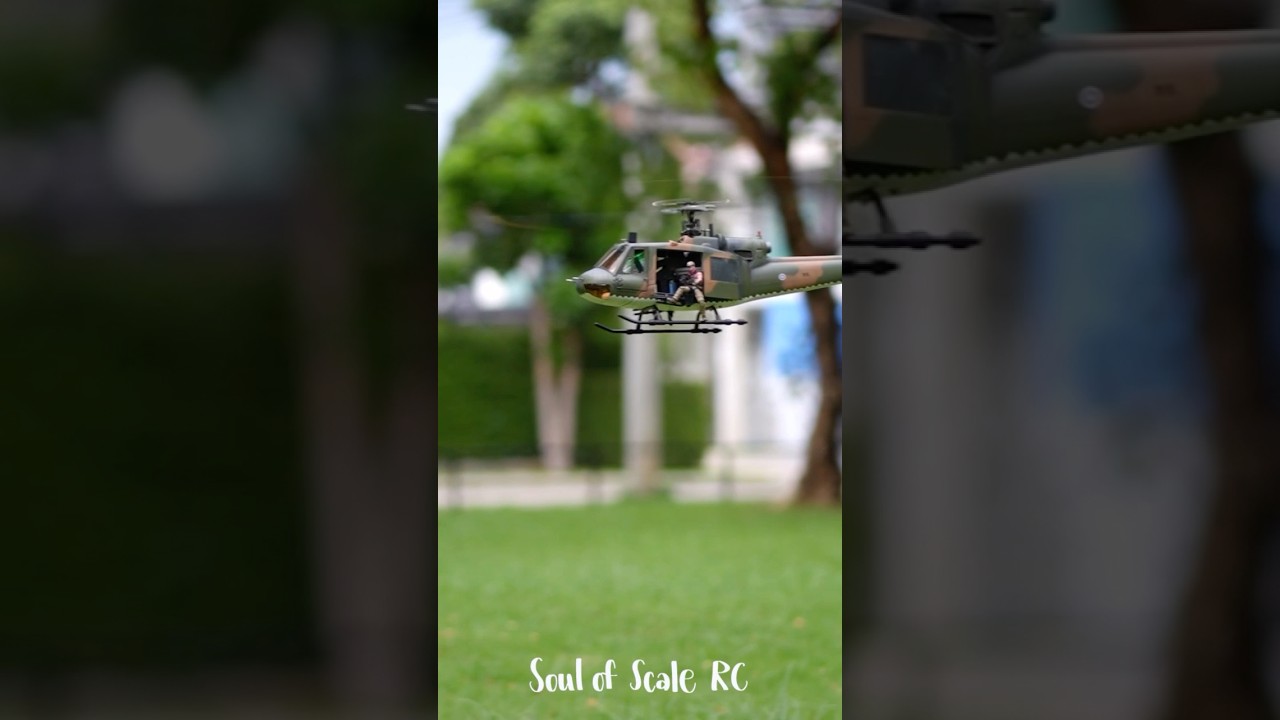 Small Huey RC helicopter 