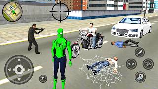 Rope Frog Ninja Superhero Farming in Open World Game - Android Gameplay screenshot 4