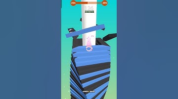 How to Play  Mobail Game on phone📲|| Stack ball 😱Level 294 || #shorts #youtubeshorts #gamingvideos