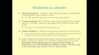 Headache - CRASH! Medical Review Series