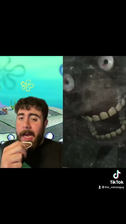 Mr Krabs gets jump scared