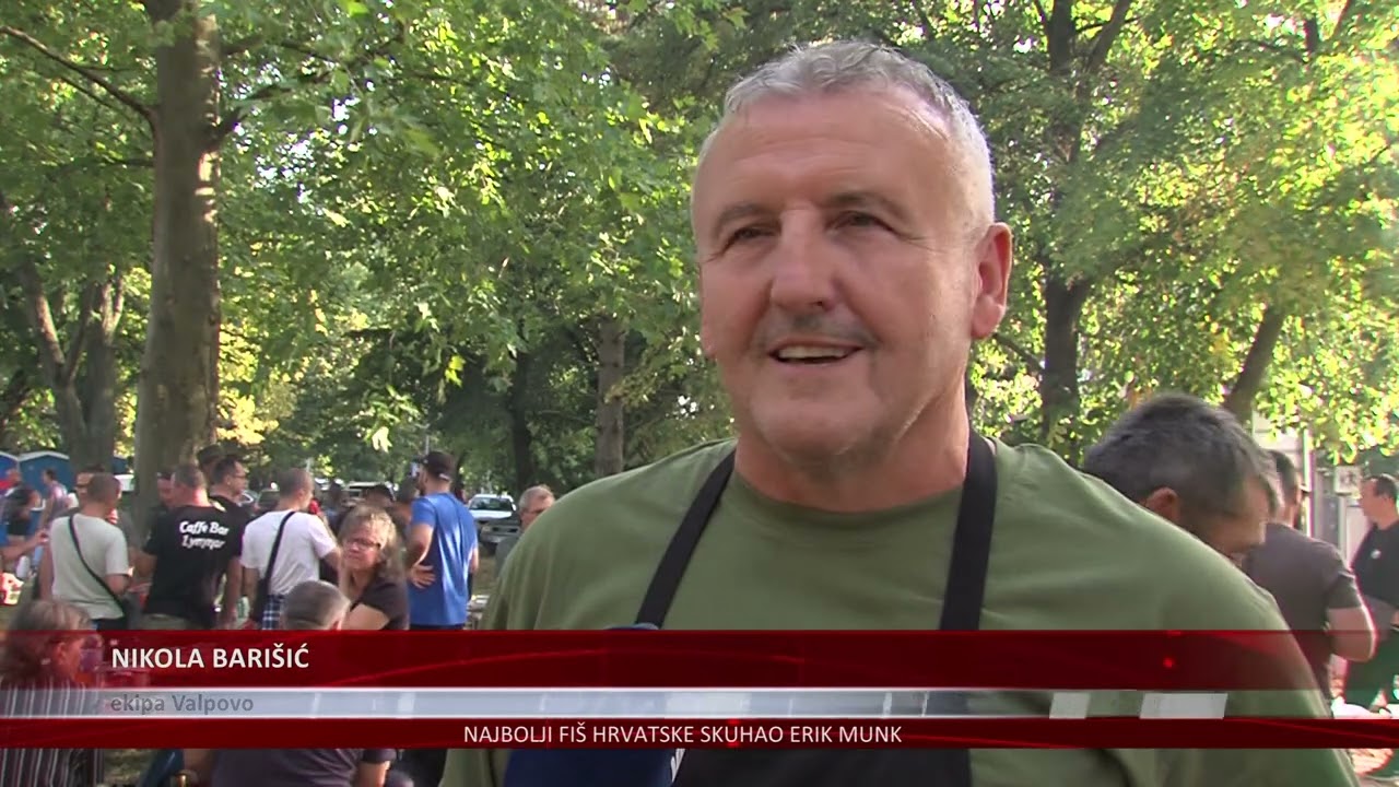 Pobjednik prvenstva Hrvatske u fiš paprikašu u Belom Manastiru Erik Munk