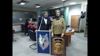 الفنانة التشكيلية م.نشوى الغرياني سفيرة الإنسانية لنشر الثقافة والفنون حول العالم - إعداد هالة عاشور
