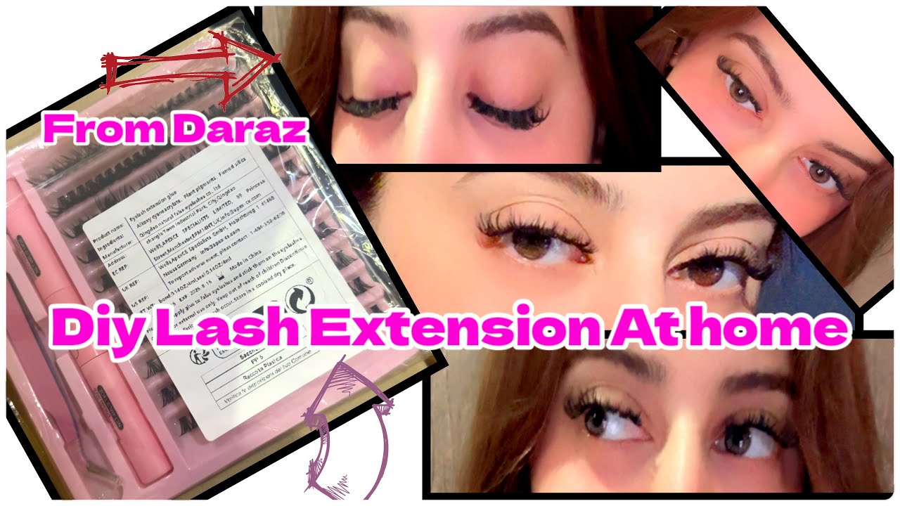 Eyelash Extensions From Daraz2025||How To Apply Lash Extensions At Home ...