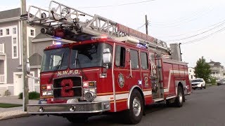 North Wildwood Fire Department Quint 2 Responding 5-22-18